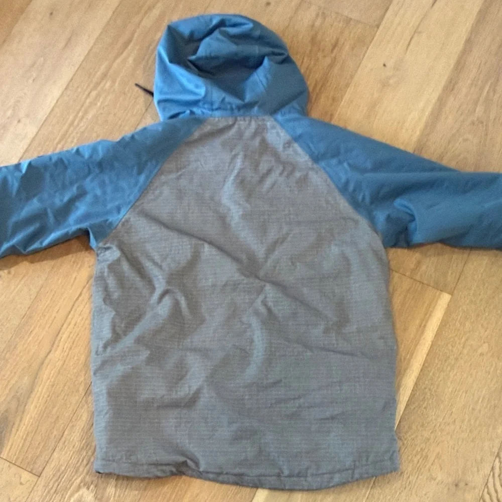 686 Men's Blue, Gray & Black Hooded Snow Board/Ski Jacket